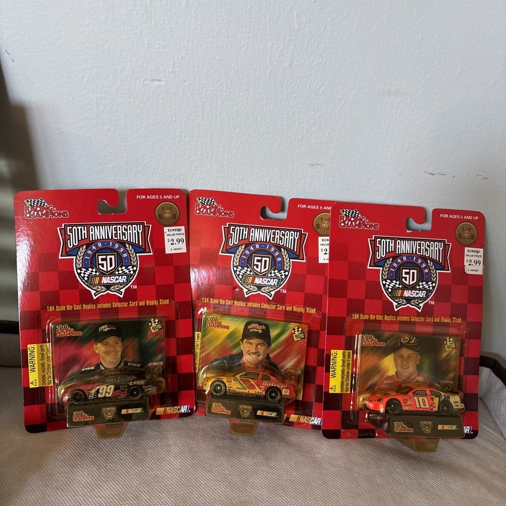 1998 50th Anniversary Racing Champions Caterpillar‎ 1:64 Set Of 3